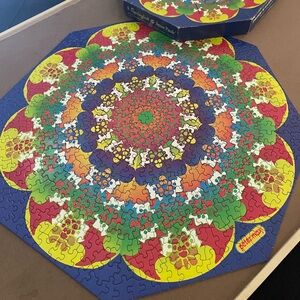 VTG 1967 Springbok 500 piece Prism Kaleidoscope by Peter Max jigsaw puzzle